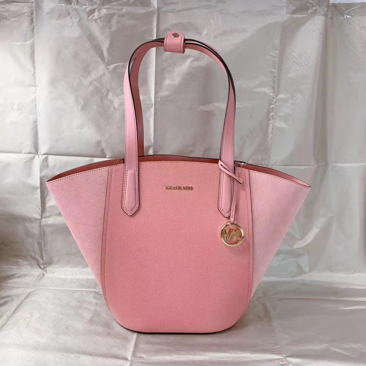 Michael Kors 35F1GPAT3S Portia Small Bucket Bag Sunset Rose Michael Kors 35F1GPAT3S Portia Small Bucket Bag Sunset Rose